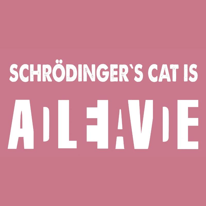 Schrodinger's Cat Physics Nerd Geek Gift