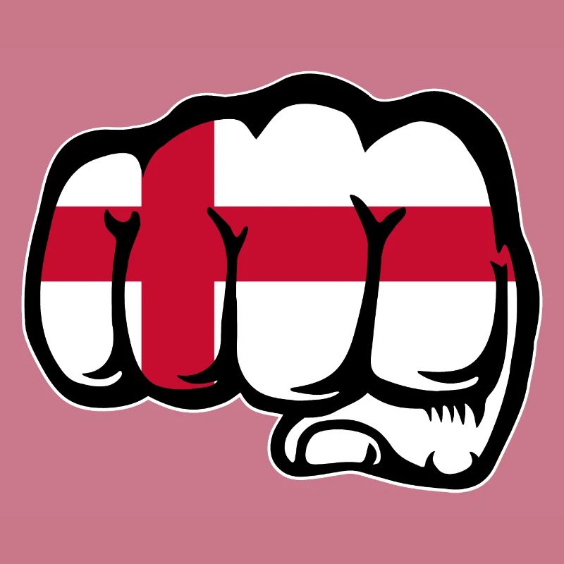Poing du drapeau de l’Angleterre