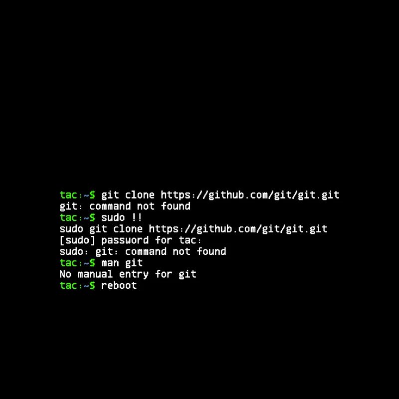 linux shell git clone