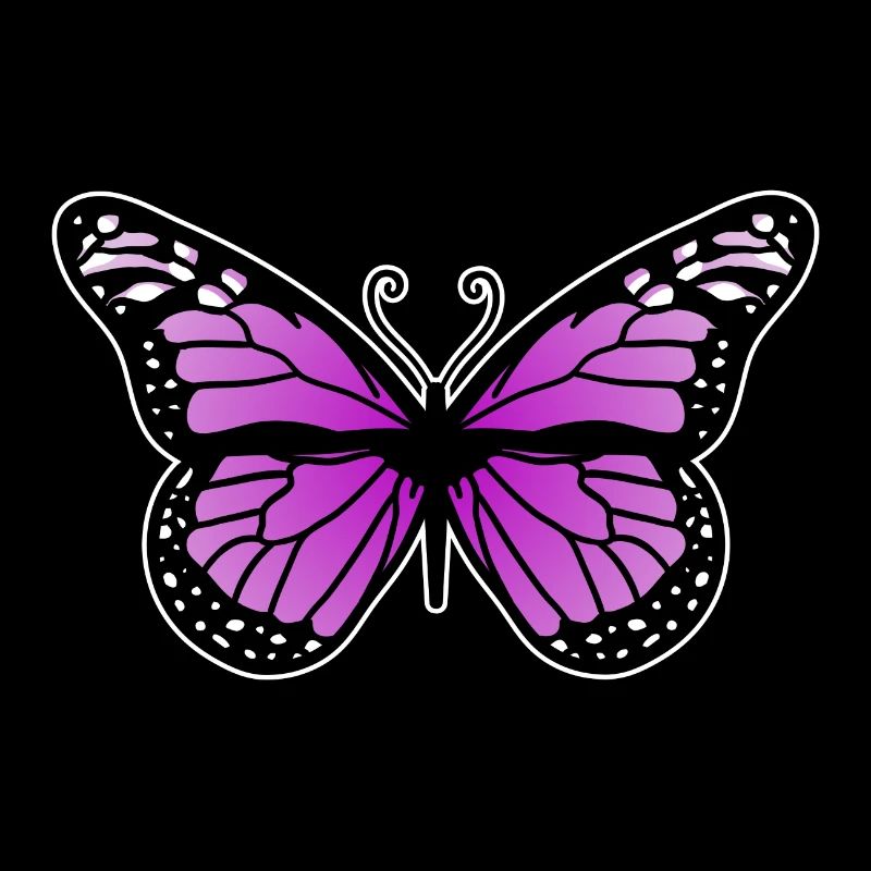 Butterfly violet