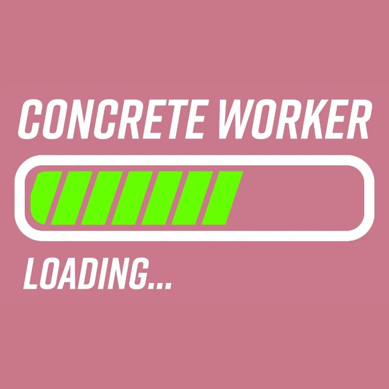 Concrete Worker Loading Bar
