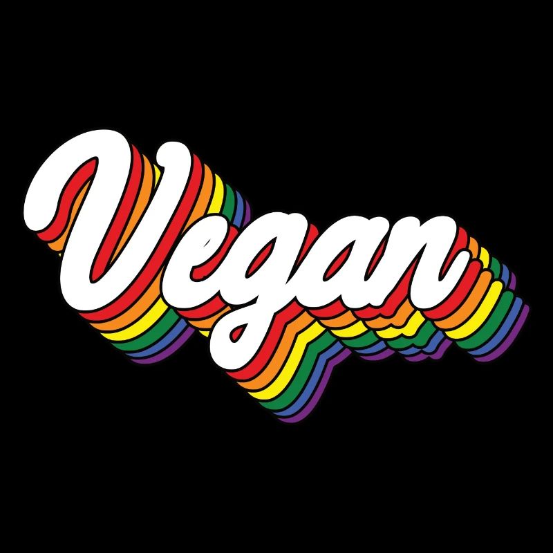 Arc-en-ciel végétalien