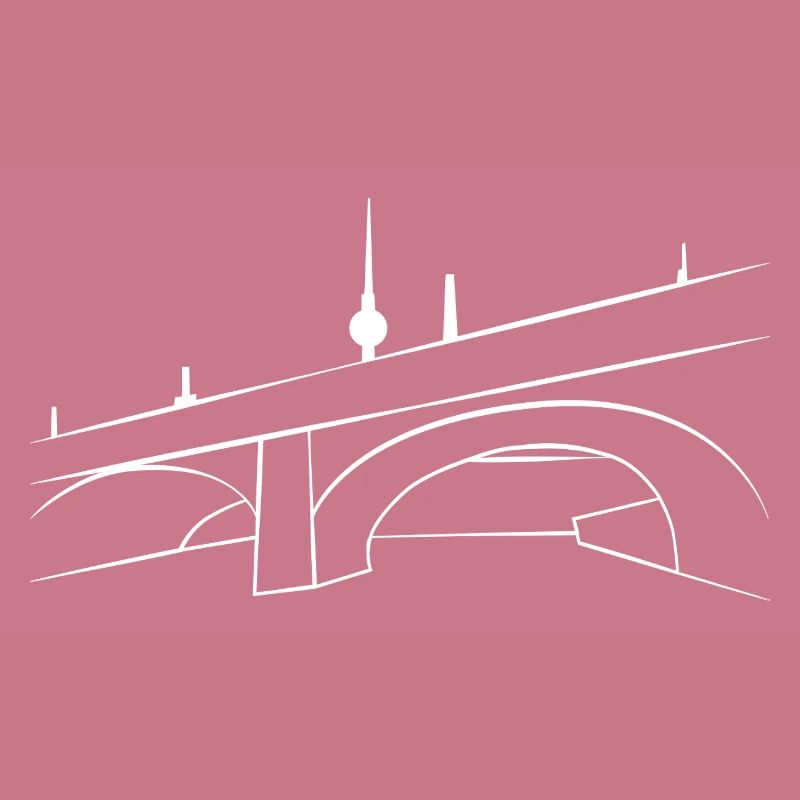 Urban Sketch Spreebrücke w
