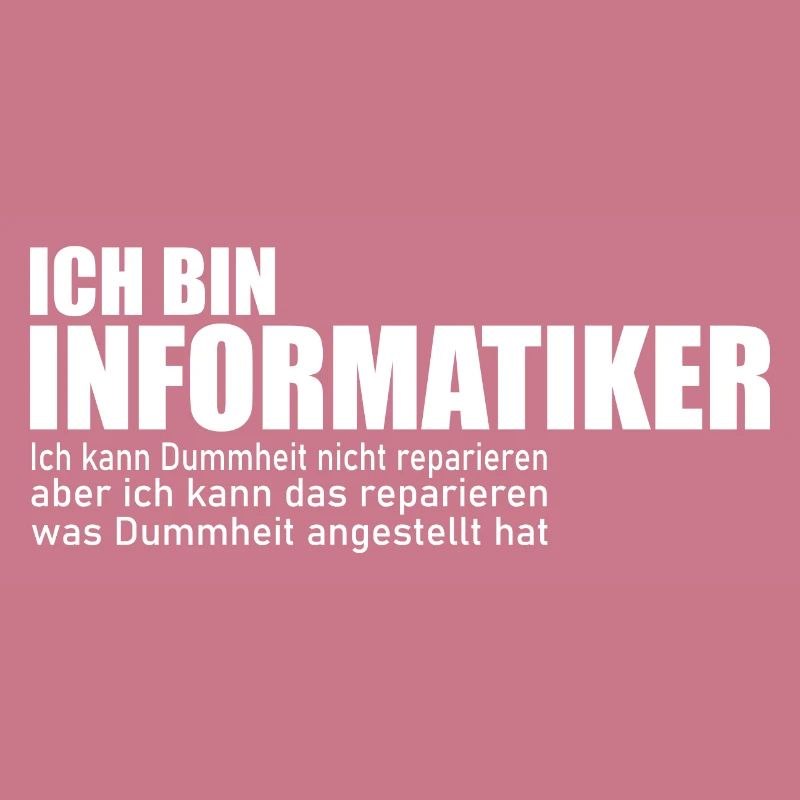 Informatiker Spruch Programmierer Student Geschenk