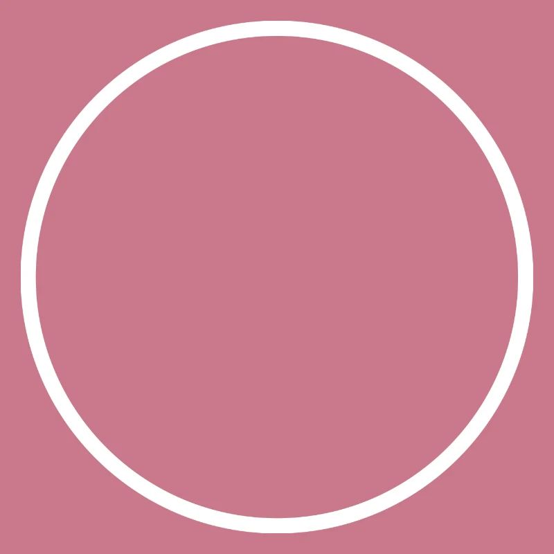 Cercle rond blanc