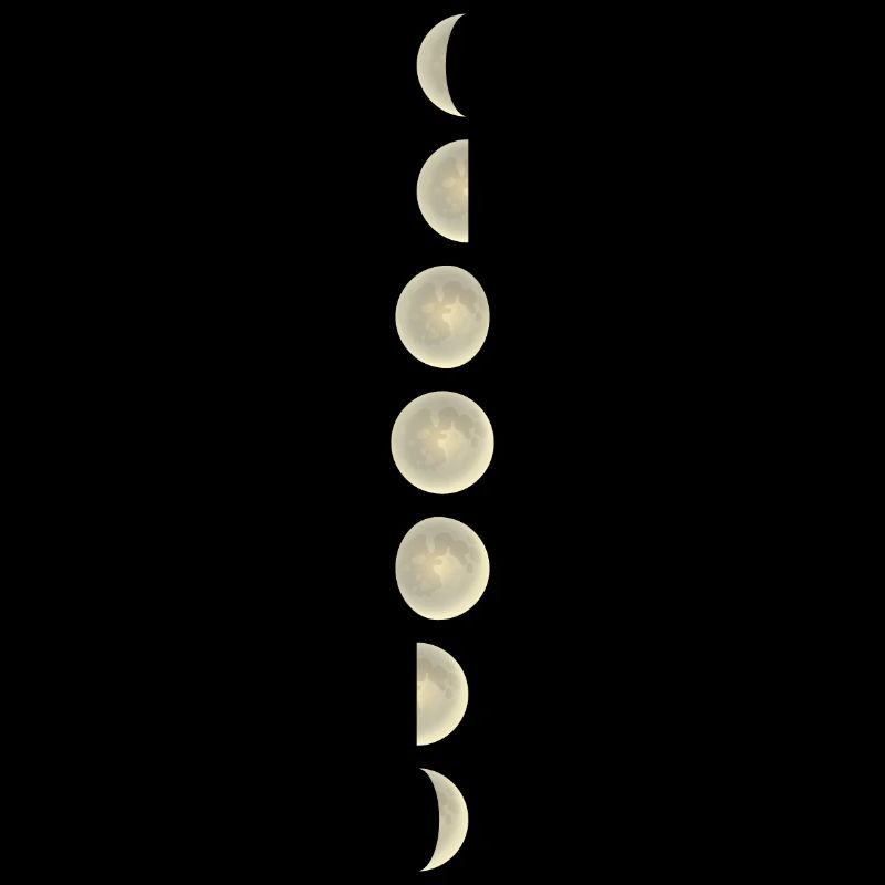 Lune Lune Lune Lune Demi Lune Quart de Lune