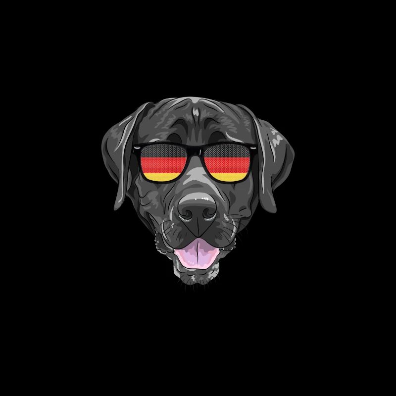 Allemagne Allemagne drapeau mignon chien cadeau