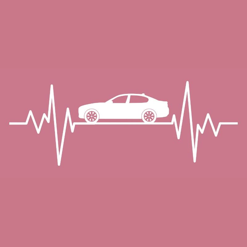 Auto Herzfrequenz. Auto Geschenk