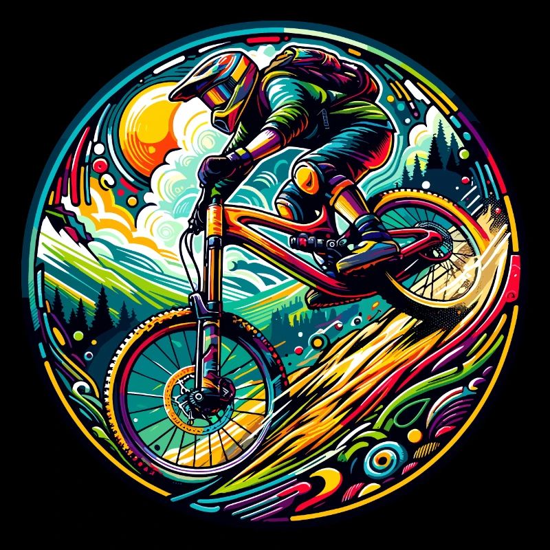 Psychedelic Spin MTB