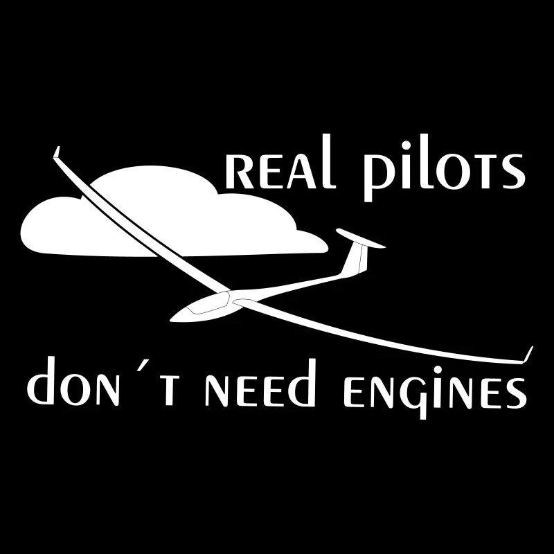 real glider pilot glide gift motor