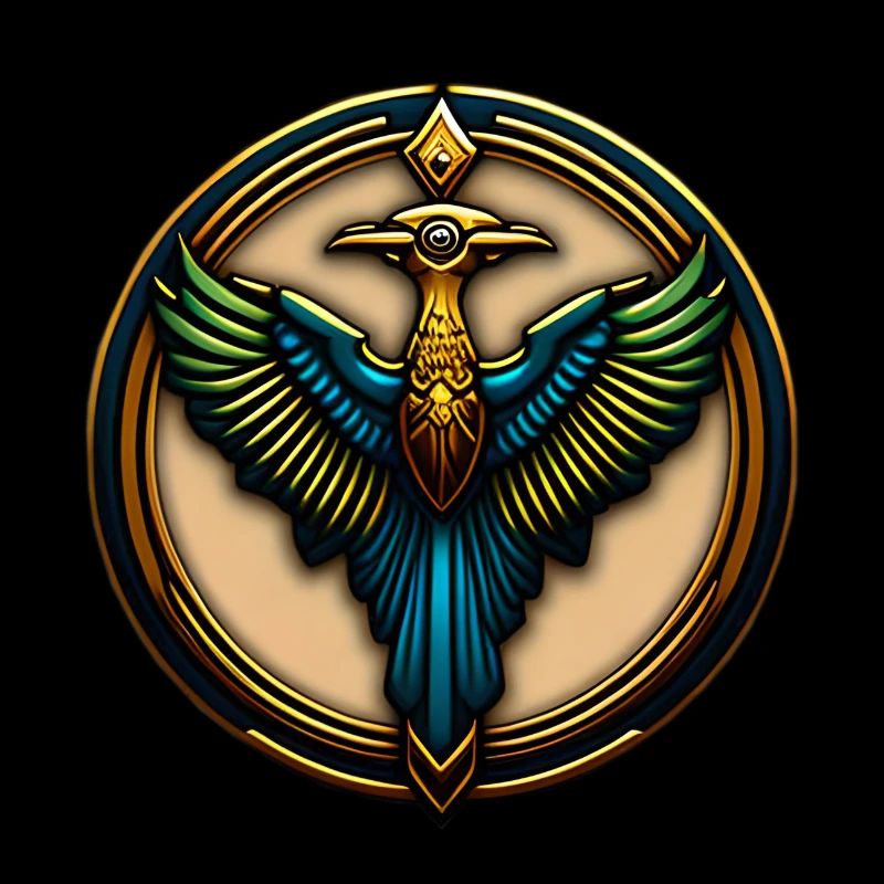 two face majestic Vogel/Bird