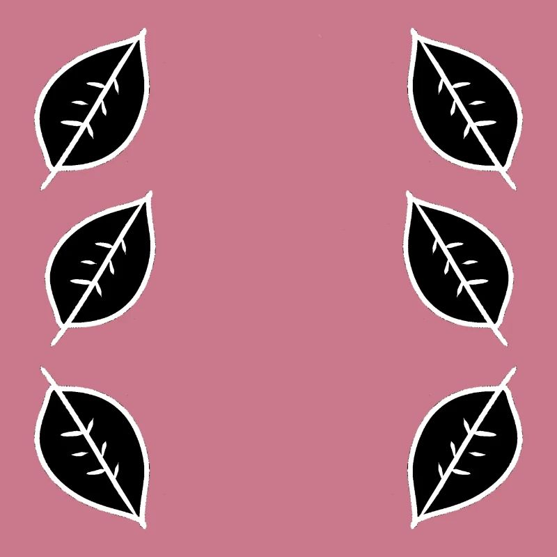 Pattern Leaf Leaves Frame Nature