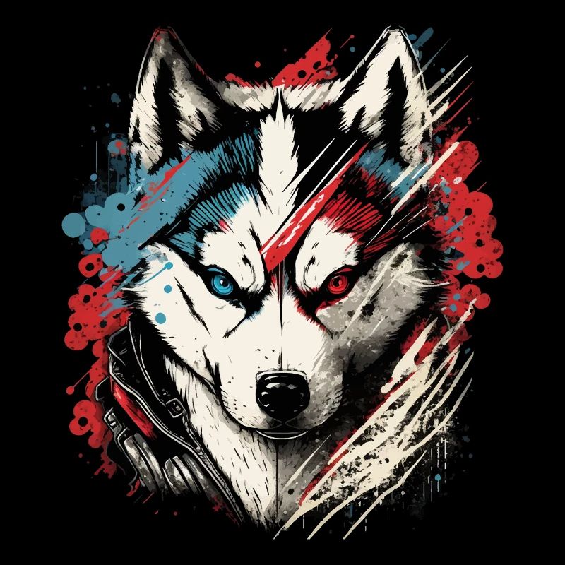 Scary Husky