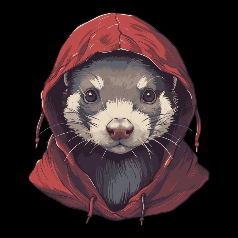 Furet cool avec capuche