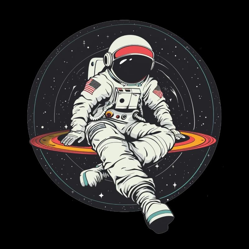astronaute disque vinyle musique vinyle