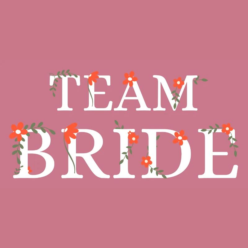 Team bride floral