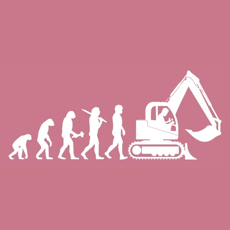 Baggerfahrer Baggerführer Evolution Cadeau