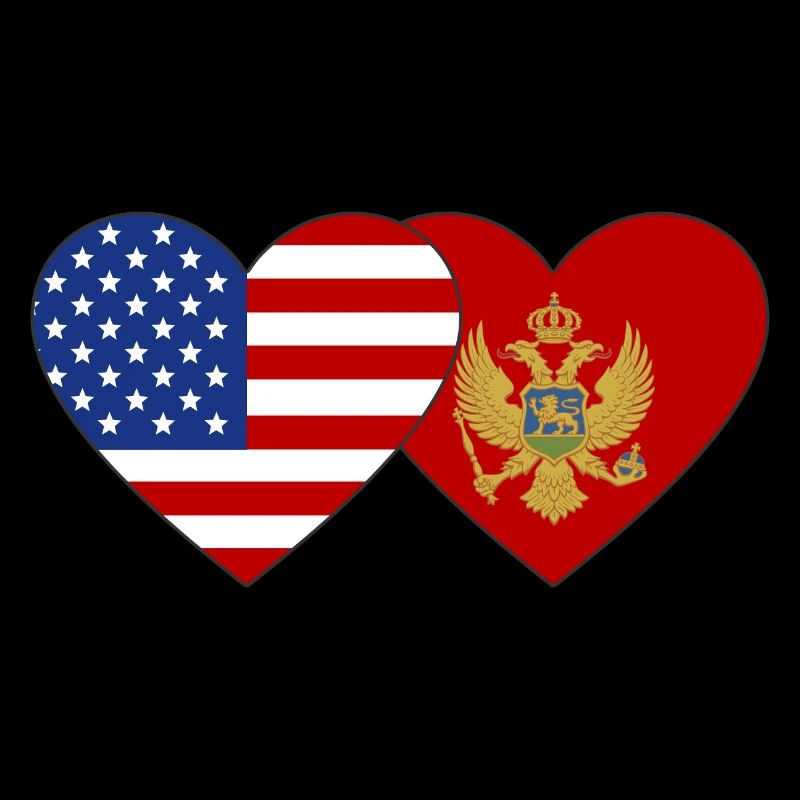 États-Unis Drapeau du Monténégro