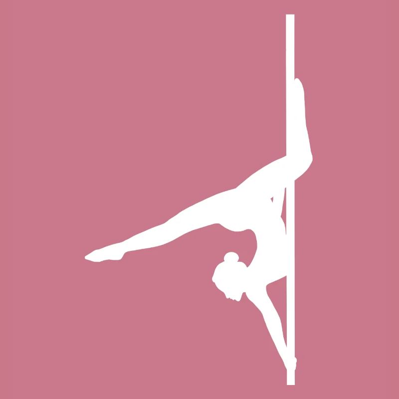 Pole dance figure forme papillon
