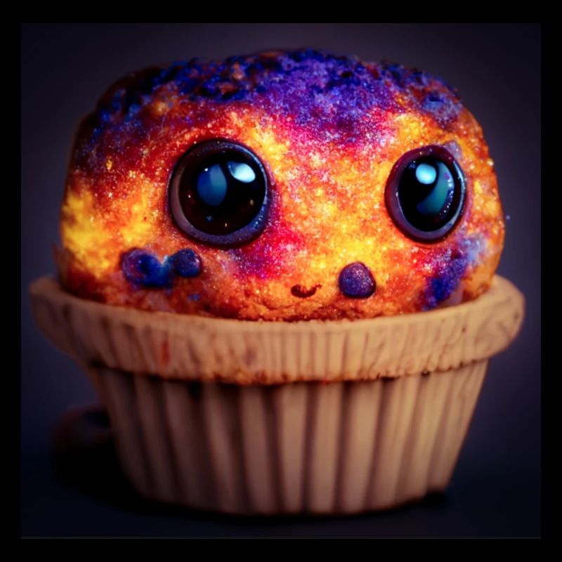 Sweet Galaxy Muffin