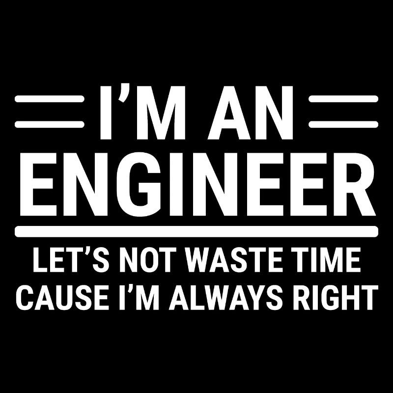Ich bin ein Ingenieur Waste Time Funny Engineer T-Shirt