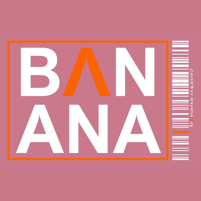 BANANA code bar blanc