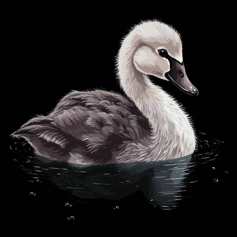 Bébé cygne Oiseau Poussin
