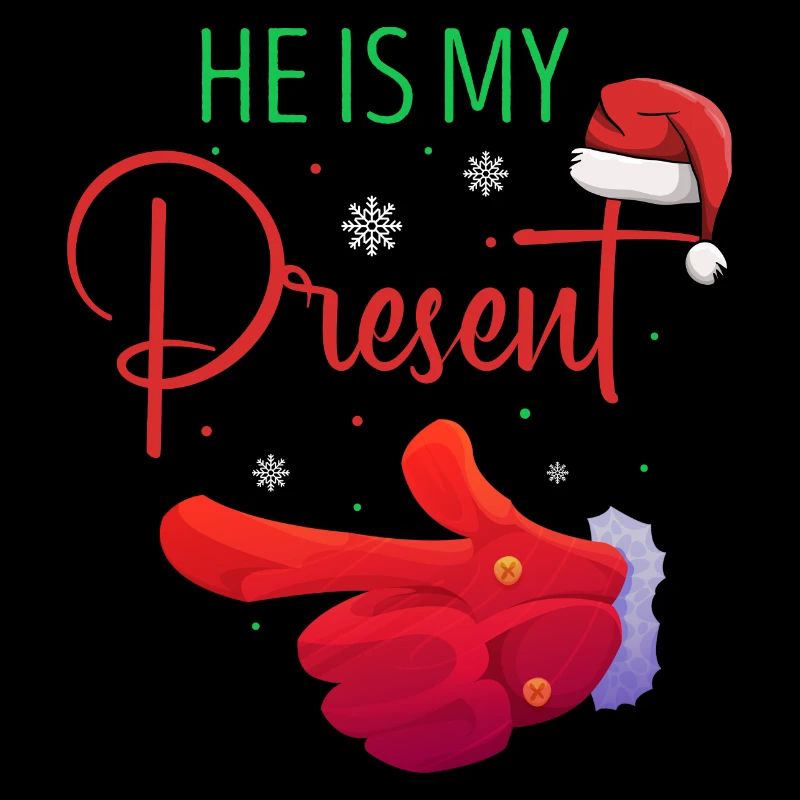 Il est mon mignon design de couples de Noël
