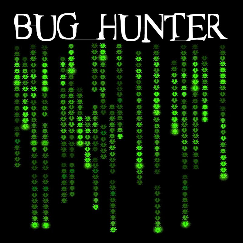 Bug Hunter - Neon Green Source Code Bugs