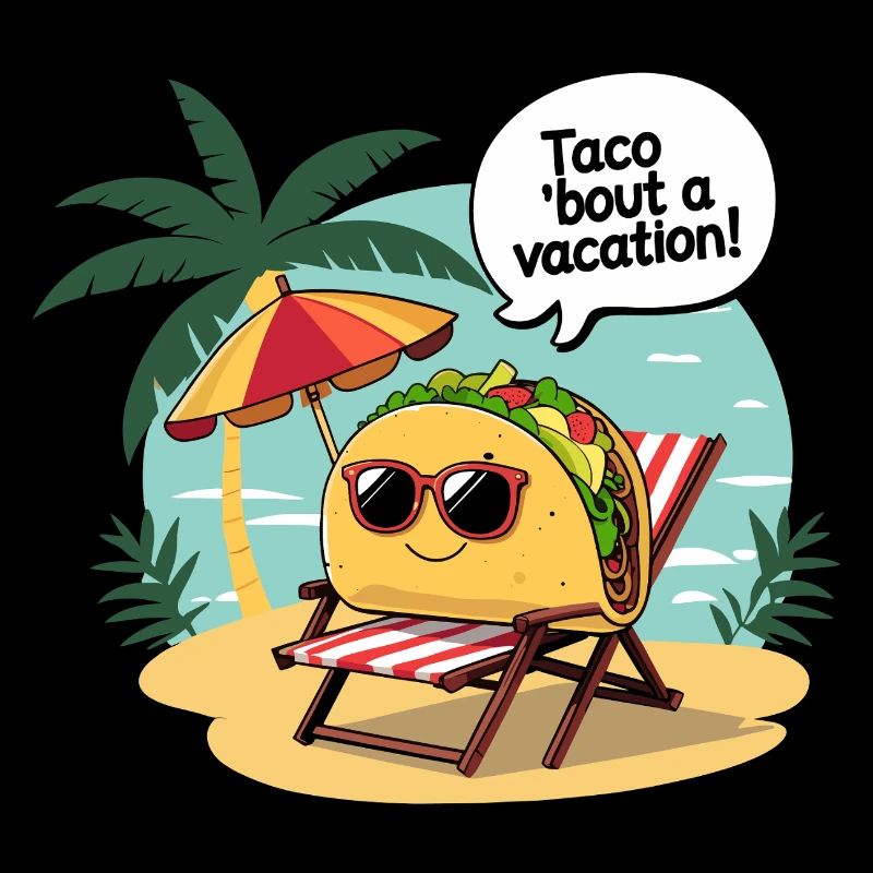 Taco Vacation - Fun Summer Design