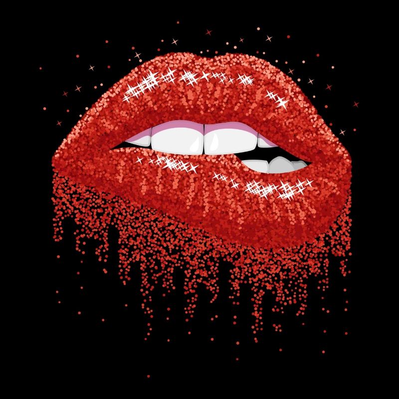 Bouche Baiser lèvres Rouge à lèvres Dents