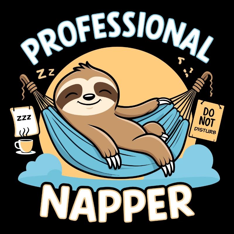 Professional Napper - Funny Sloth Design
