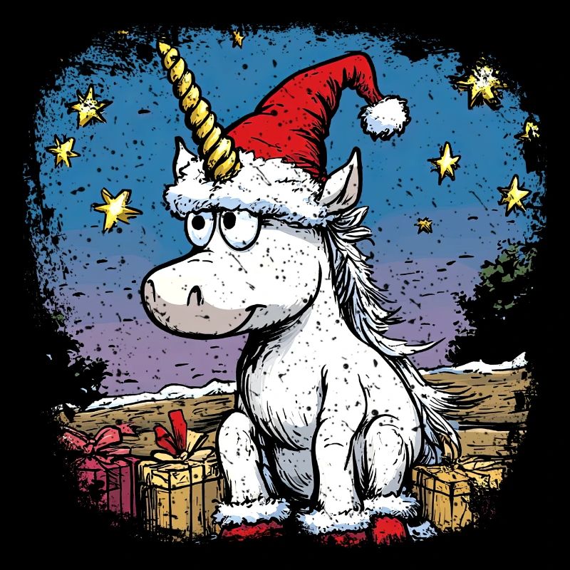 Weihnachten Einhörner