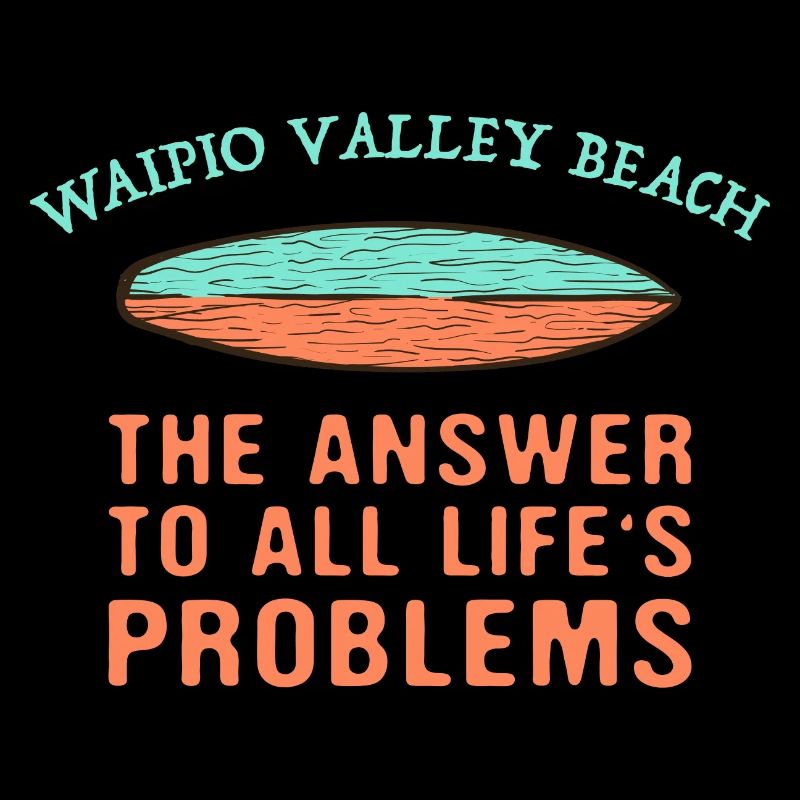Waipio Valley Beach Answer To All Life's Problems