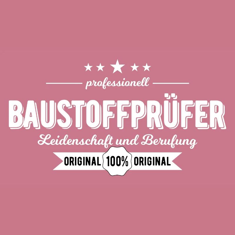Baustoffprüfer Beruf Geschenk