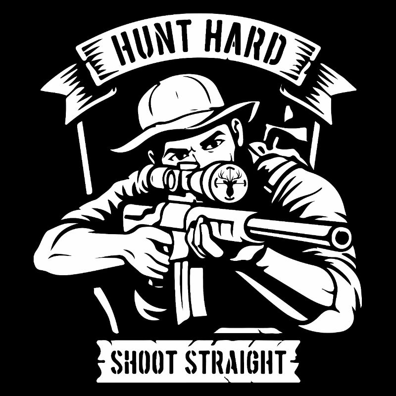 Jagen Sie hart, schießen Sie straight_W2