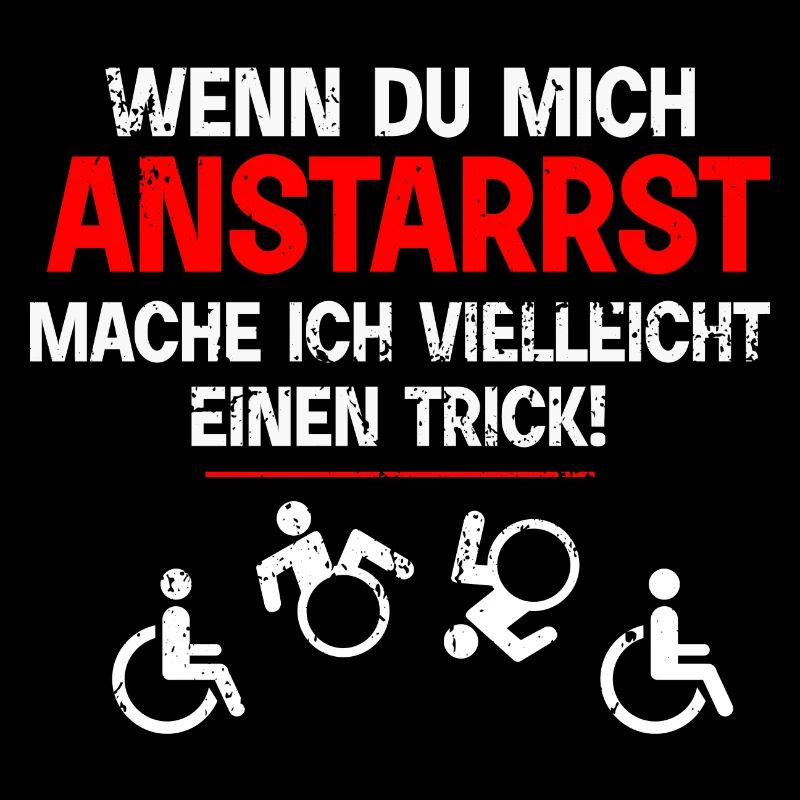 Rollstuhlfahrer, Querschnitt - Anstarrst