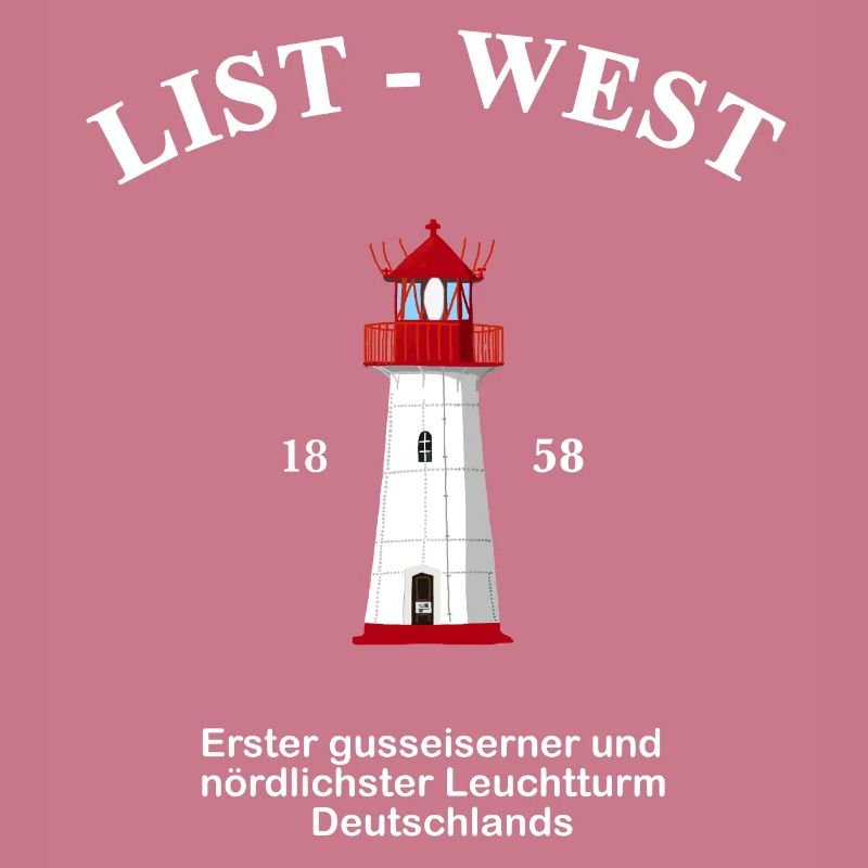 Lighthouse List-West, drawing with information