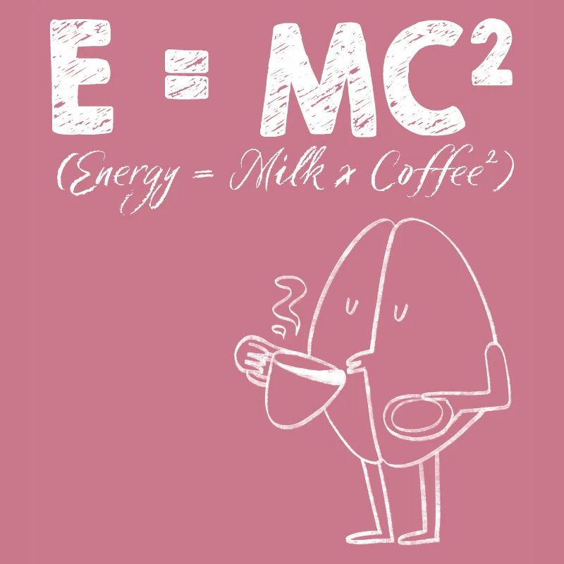 E=MC² (Energy = Milk x Coffee²)
