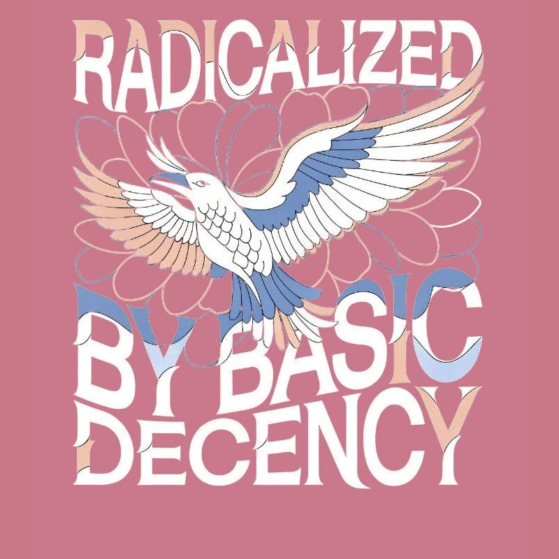 Radicalized by Basic Decency Statement Kunst