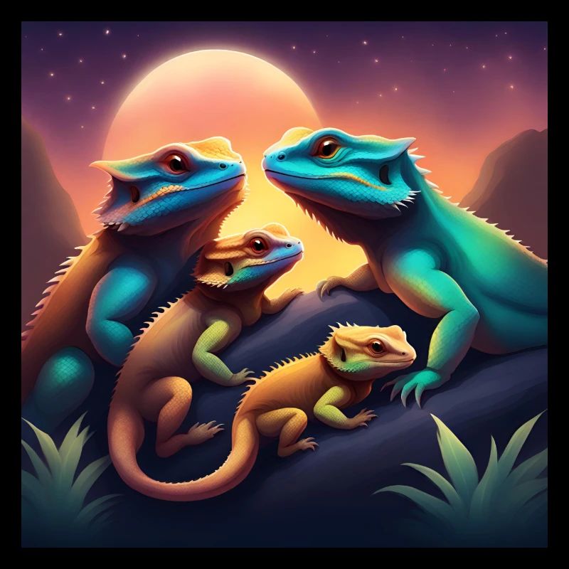 Bearded Dragon Reptiles Gift Idea Pets