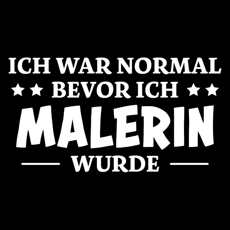 Malerin Spruch Malermeister Beruf Malerin Geschenk