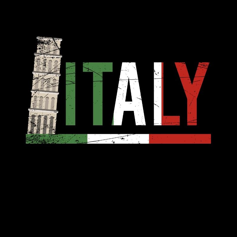 Italy Flag Pisa Tower Gift