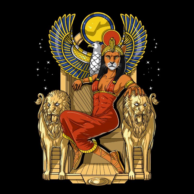 Sekhmet Déesse égyptienne Lionne