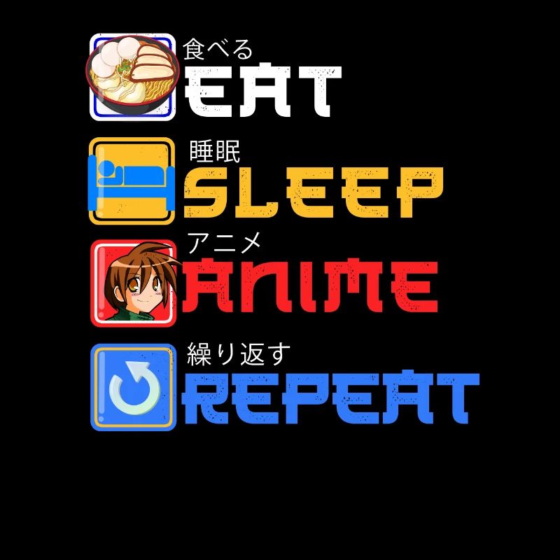 Eat Sleep Anime Repeat for Cosplayer