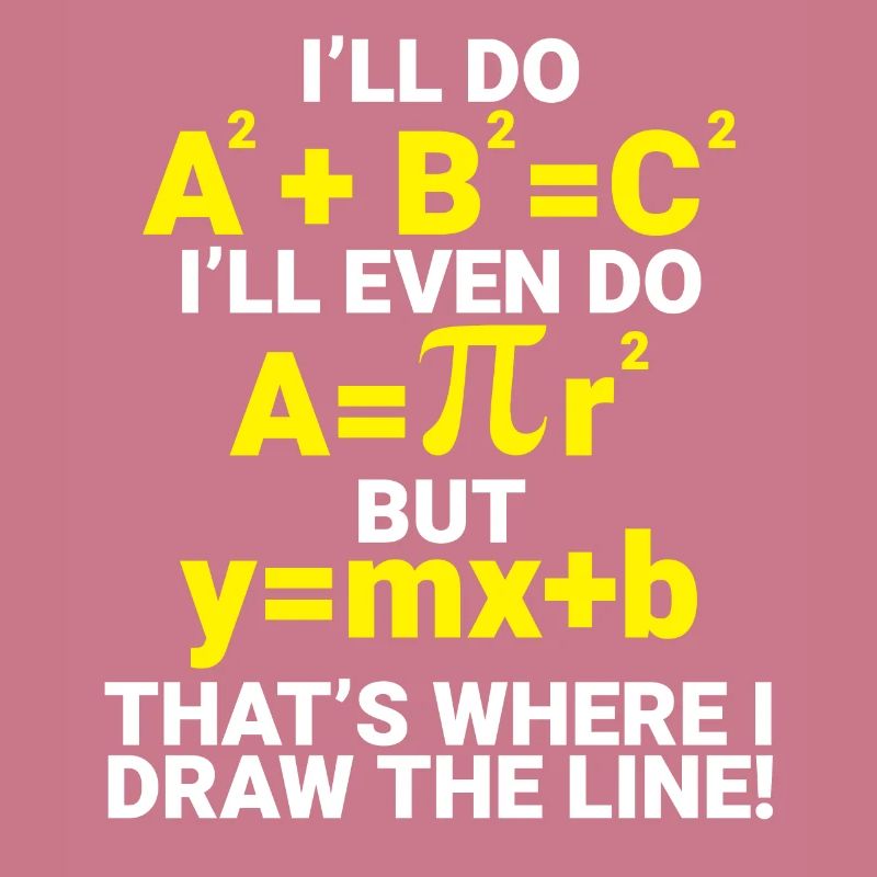 Ill Do ABC Thats Where I Draw The Line math teache