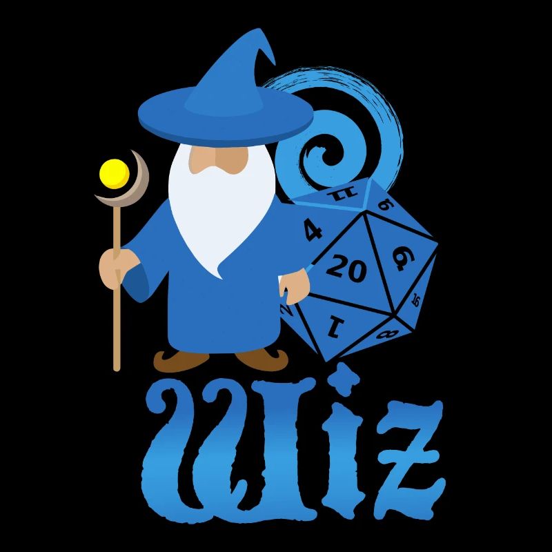 Rpg Wizard D20 Dice Board Game Gift Shirt
