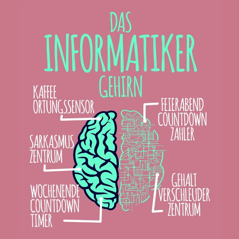 Informatiker Informatik Programmierer Nerd Geek