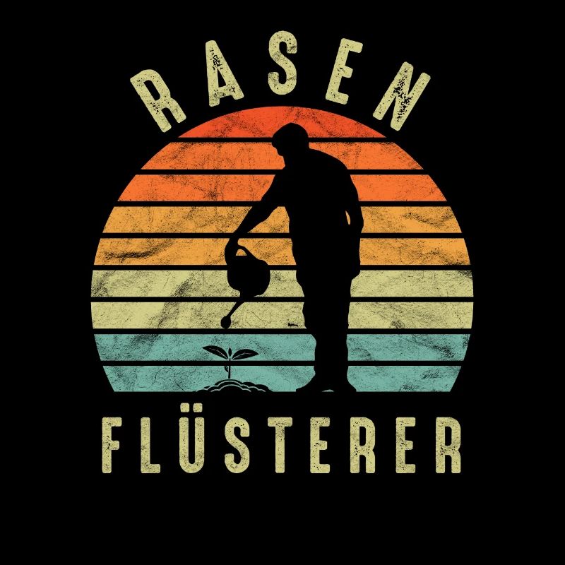Rasenflüsterer Distressed Vintage Retro Geschenk