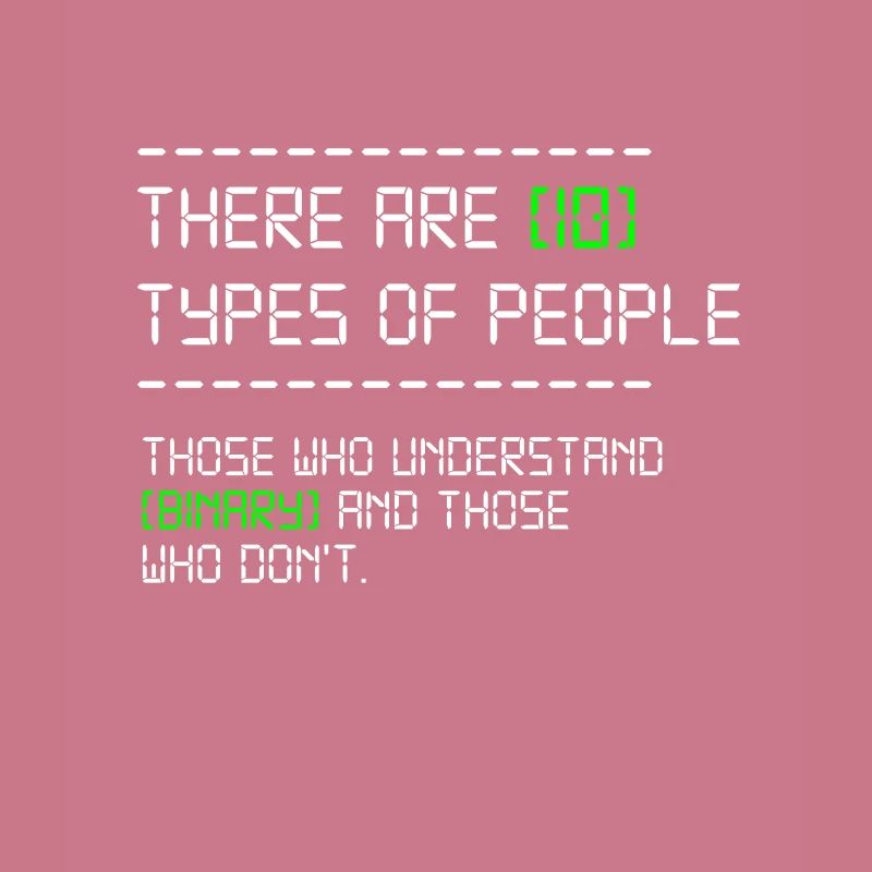 10 Arten von Menschen Programmierer Coder Entwickler Geschenk